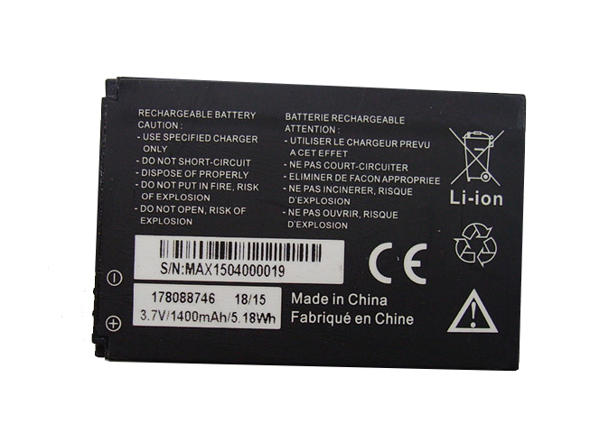 Batería para MobiWire 3.7V 1400MAh 5.18Wh Phone panels